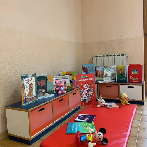 spazio gioco nella sezione primavera della scuola